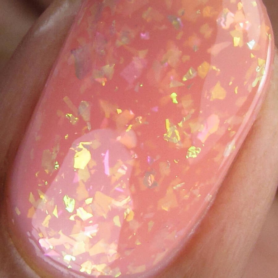 Glitter Pink Nail Polish – Image 3