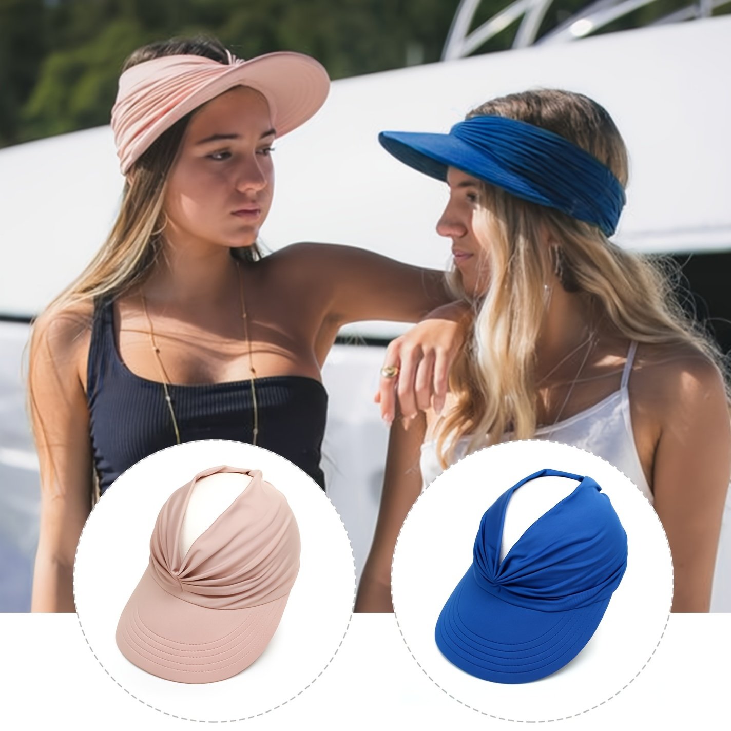 Women'S Wide Brim Sun Hat with Adjustable Drawstring Closure - Lightweight Breathable Summer Beach Hat, & Pastel Colors, for Outdoor, Travel, Travel Accessory, Stylish Headwear, Durable Construction, Outdoor Enthusiasts - Image 23