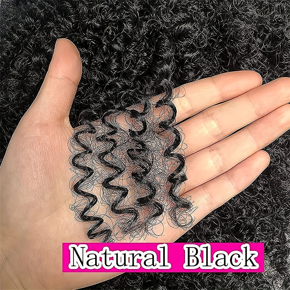 Women'S Afro Kinky Curly Wig with Bangs - Density Full Machine-Made Scalp Top, Natural Black Brazilian Human Hair Wig for, Everyday & Special Events - Voluminous Curly Hairstyle, Short Hair Wigs, Event Hairpiece, Naturallooking Hairpiece, Protective Style, Beauty Accessory - Image 13
