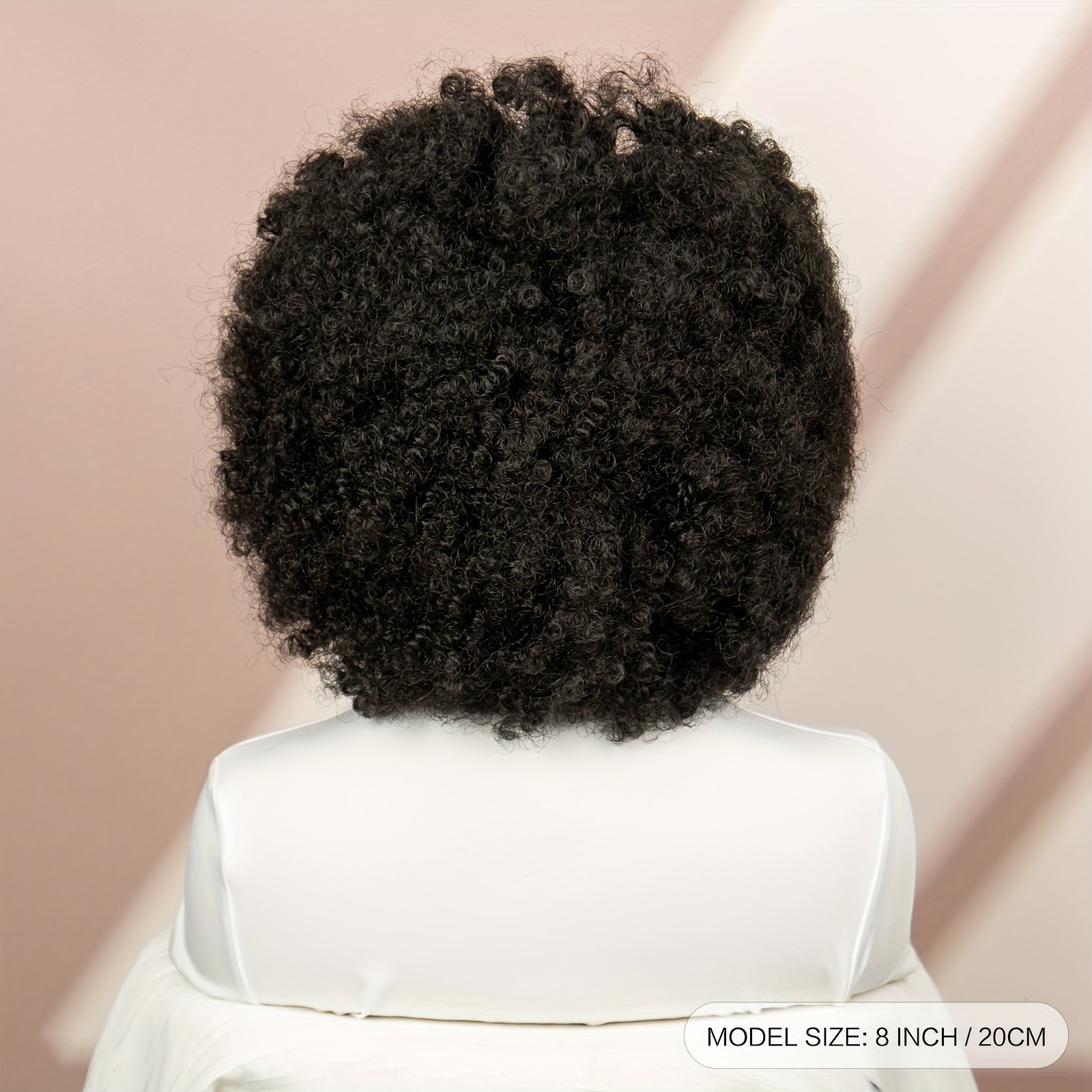 Full lace pure hand-woven front braid afro short black braid wig head cover daily wear breathable comfortable and fashionable - Image 15