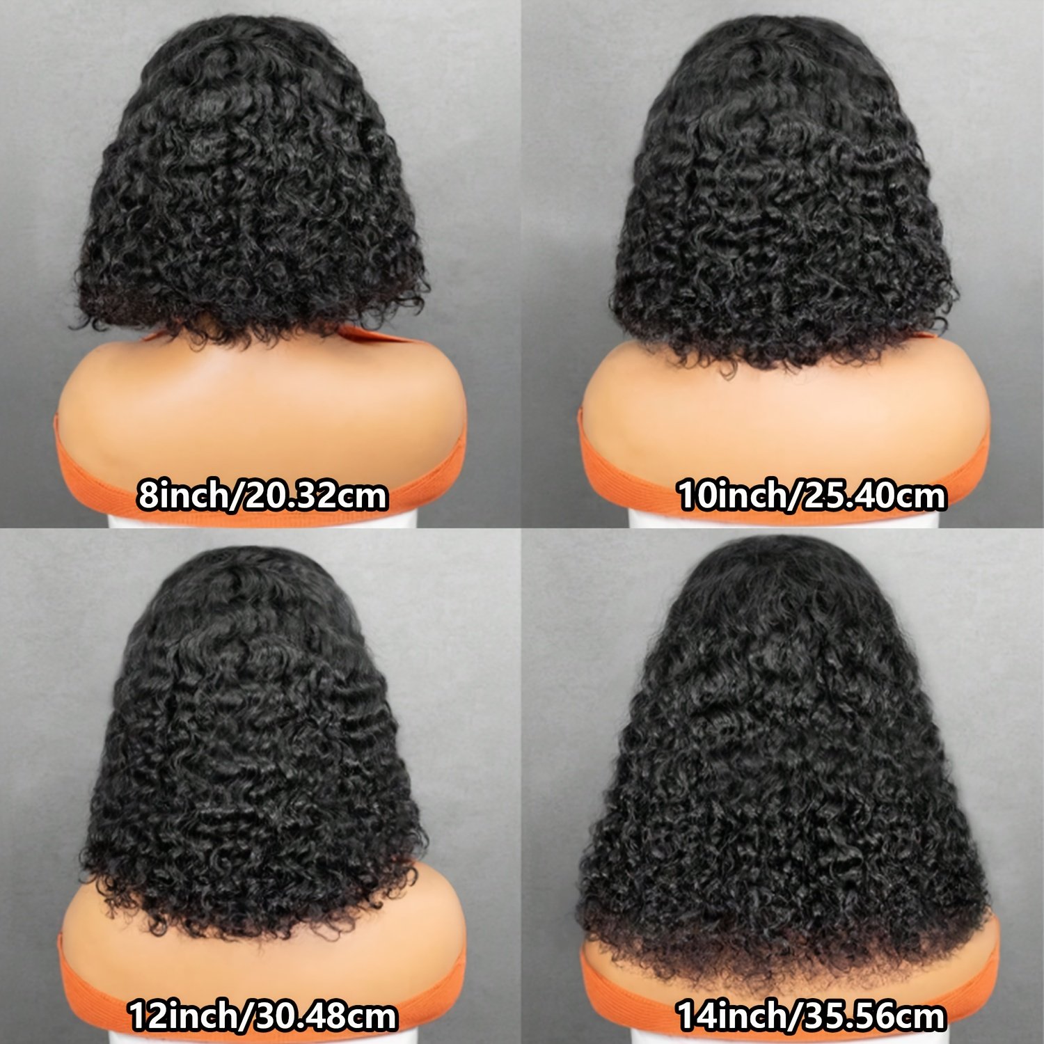 4×4 Water Wave Bob Wigs Brazilian Human Hair Wigs for Women Short Curly 4×4 Transparent Lace Closure Human Hair Wigs Pre-Plucked with Baby Hair 180% Density - Image 29