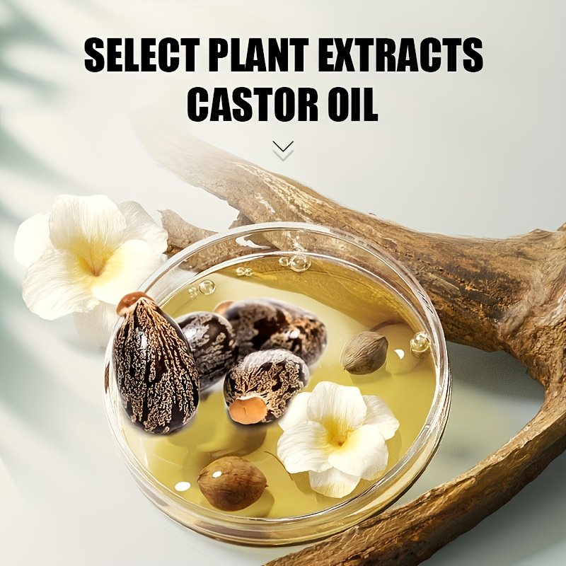Castor Oil, for Hair Eyelashes And Eyebrows, Castor Oil Cold Pressed Unrefined, Hair for Dry Hair, Skin And Nails - Image 15
