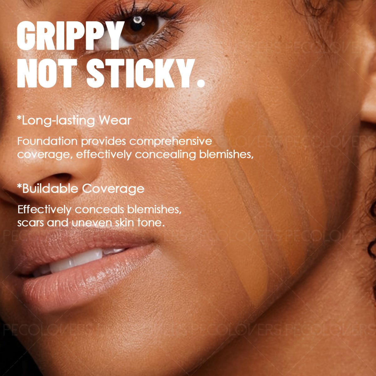 1pc Pro Flawless Liquid Foundation - Full Coverage, Waterproof, Long-Lasting Concealer- Suitable for Daily Use