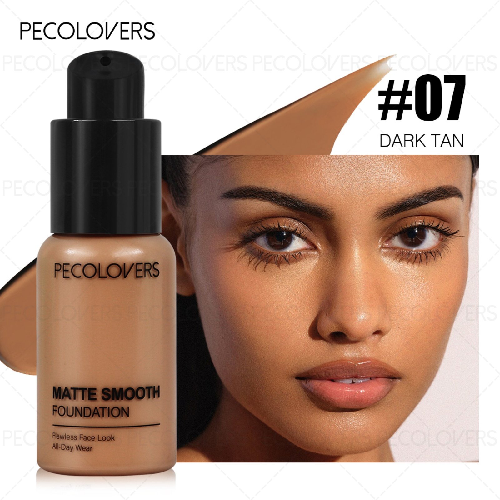 1pc Pro Flawless Liquid Foundation - Full Coverage, Waterproof, Long-Lasting Concealer- Suitable for Daily Use - Image 44