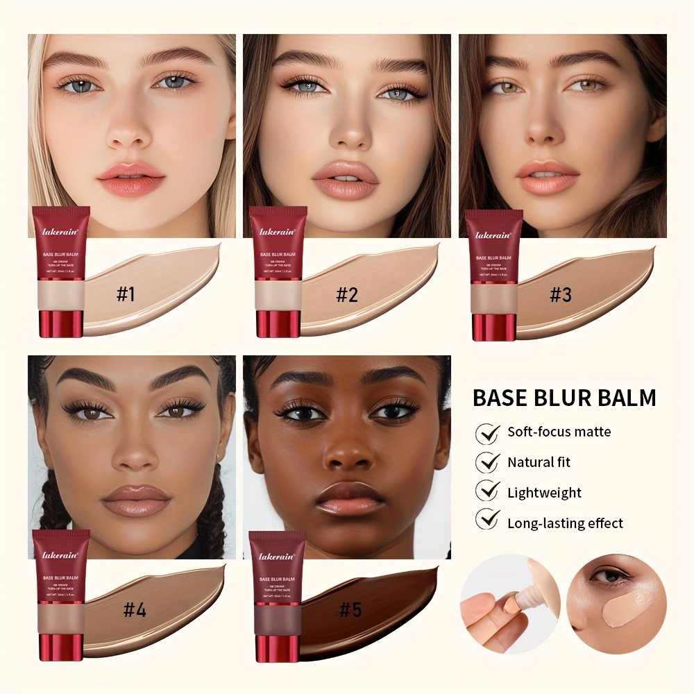 LAKEKRAIN Matte Finish Liquid Foundation - Soft Focus Effect, Lightweight Texture, Long-Lasting Wear, Smooths Skin & Enhances Natural Contours, Multi-Color Shades for All Skin Tones - Image 9