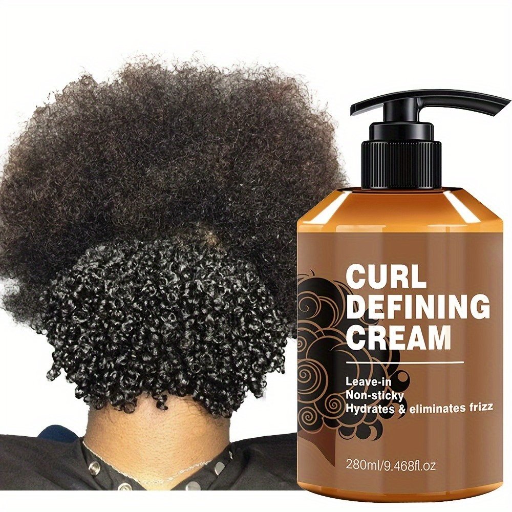 1pc/2pcs/3pcs Curl Defining Cream, infused with Moroccan Argan Oil for long-lasting curl control, elastic curls, and lasting hold. Suitable for wavy and curly hair, ideal for both men and women - Image 4