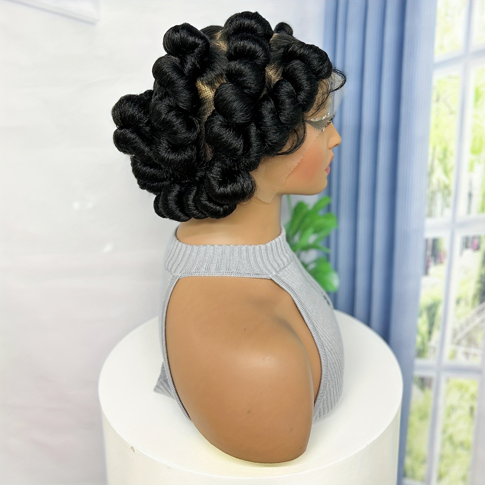 Braided Wigs – Full Lace, Heat Resistant, Natural, Durable and Time-Saving Women’s Grooming Solution Full Coverage Lace Wigs, Versatile Styles, Durable and Comfortable – Perfect for Women’s Everyday Transformations
