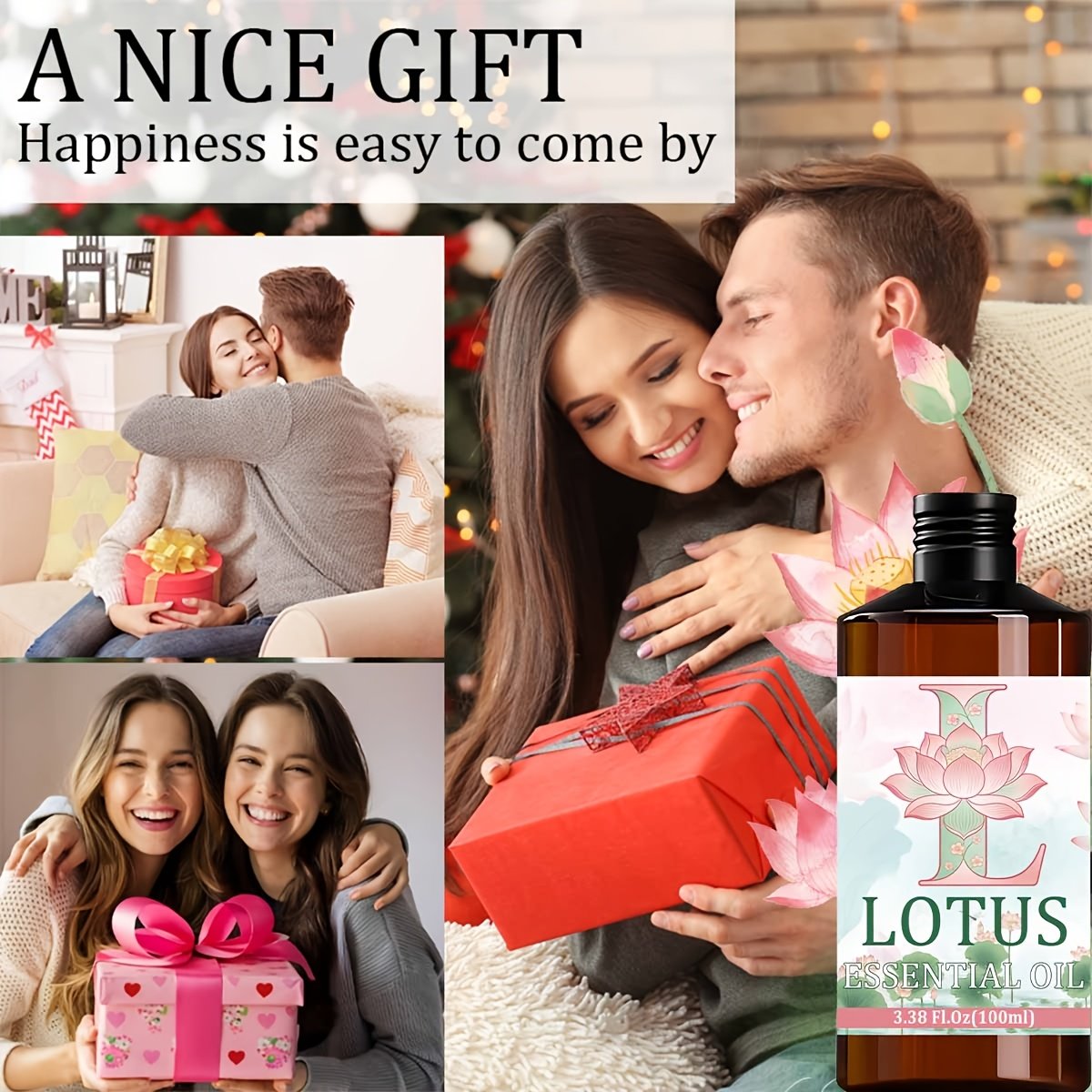 for Lotus Essential Oil --100% Pure, High-quality, Floral Fragrance --Hydrating, Moisturizing, Nourishing the Skin --Used for Skin, Hair, Face, Body Care --Suitable for Meditation, Bathing --100ml, Multi-purpose, for Lotus Body Massage Essential Oil - Image 7