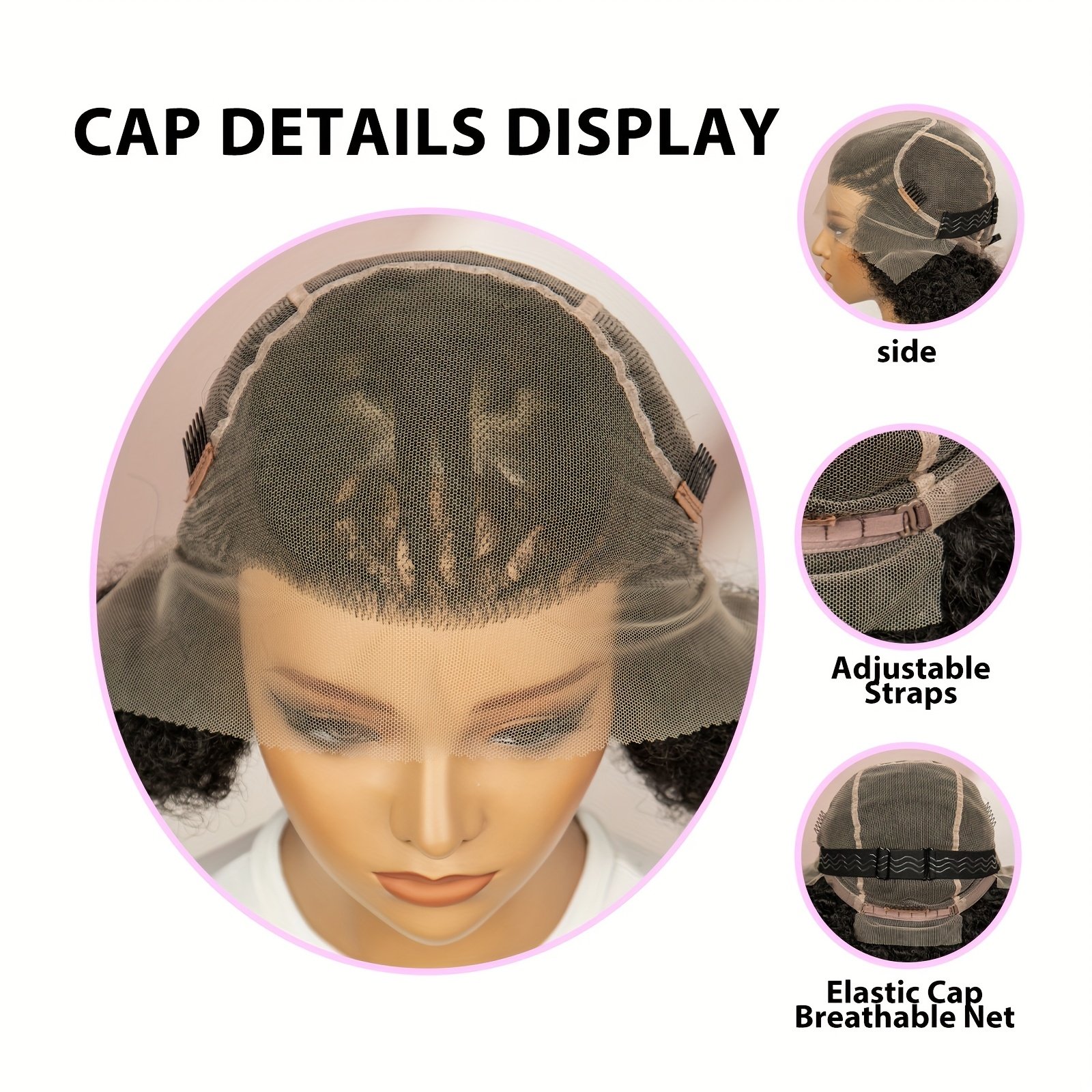 Full lace pure hand-woven front braid afro short black braid wig head cover daily wear breathable comfortable and fashionable - Image 19