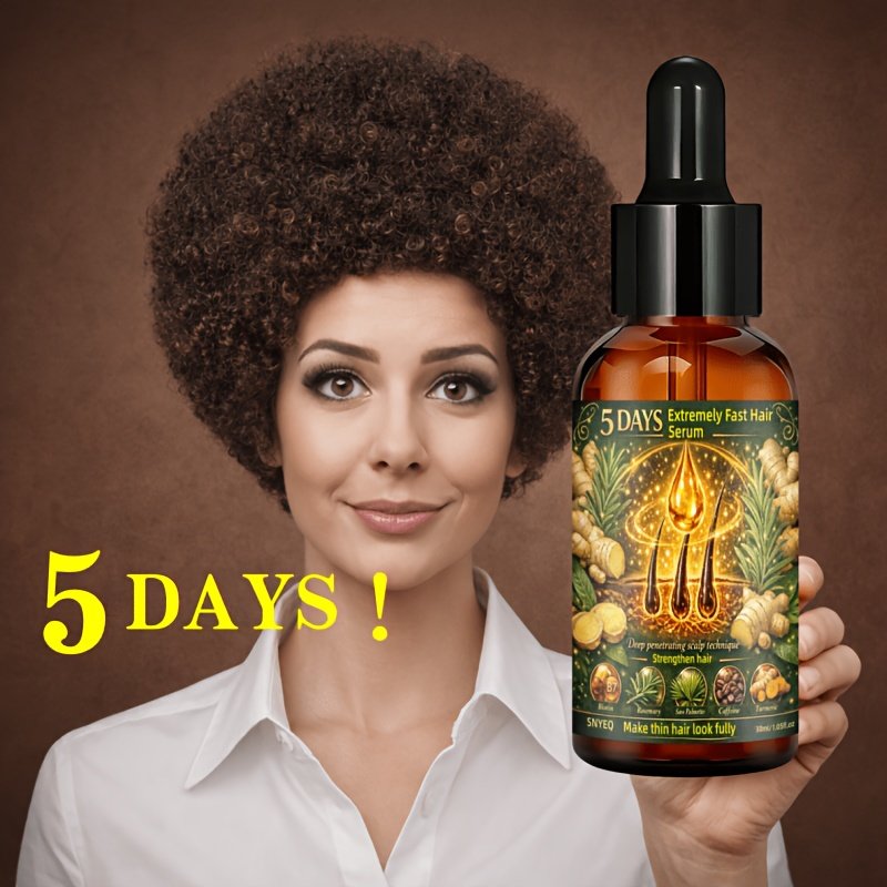 Extremely Fast Hair Builder That Moisturizes and Promotes Plump Skin in Bald Areas, Contains Turmeric, Rosemary, Biotin, Fosters Health Strengthens Hair, Moisturizes Roots and Skin. Christmas Gift/Mother's Day Gift, Make Thin Hair Look Fuller