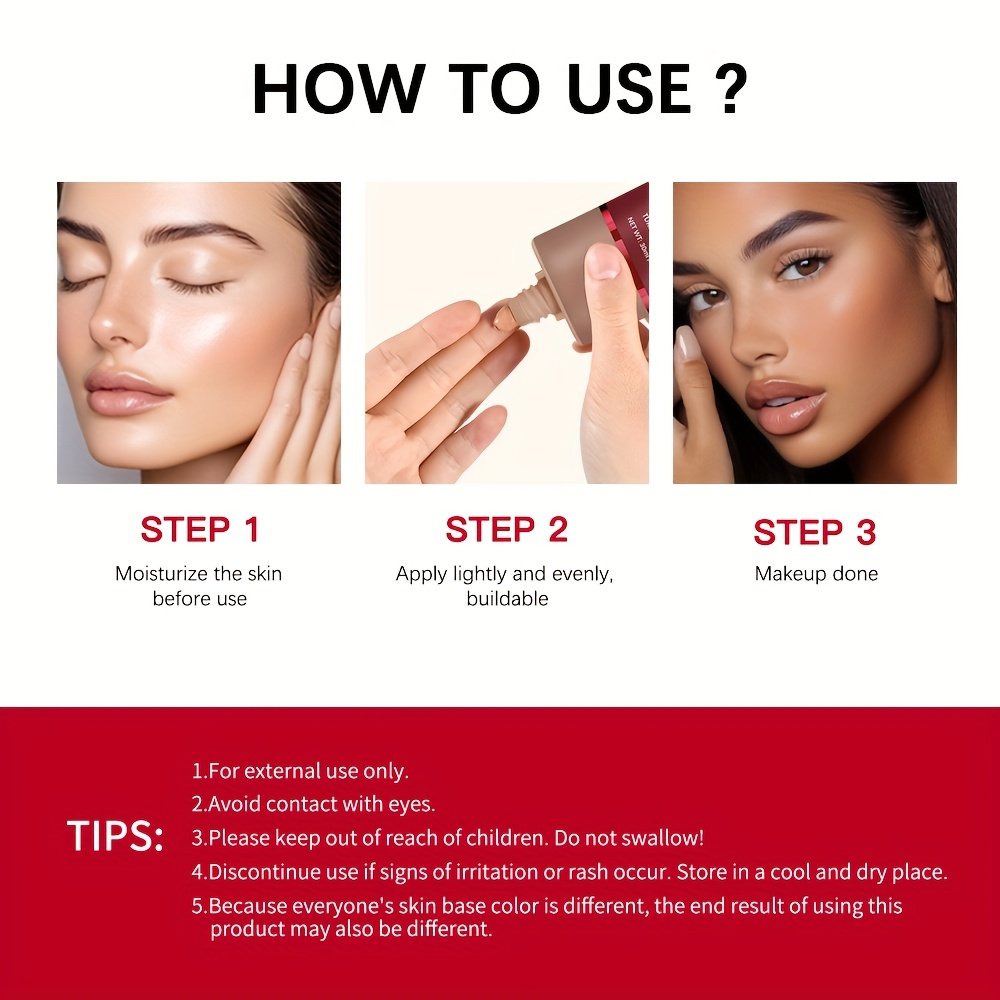 LAKEKRAIN Matte Finish Liquid Foundation - Soft Focus Effect, Lightweight Texture, Long-Lasting Wear, Smooths Skin & Enhances Natural Contours, Multi-Color Shades for All Skin Tones - Image 35