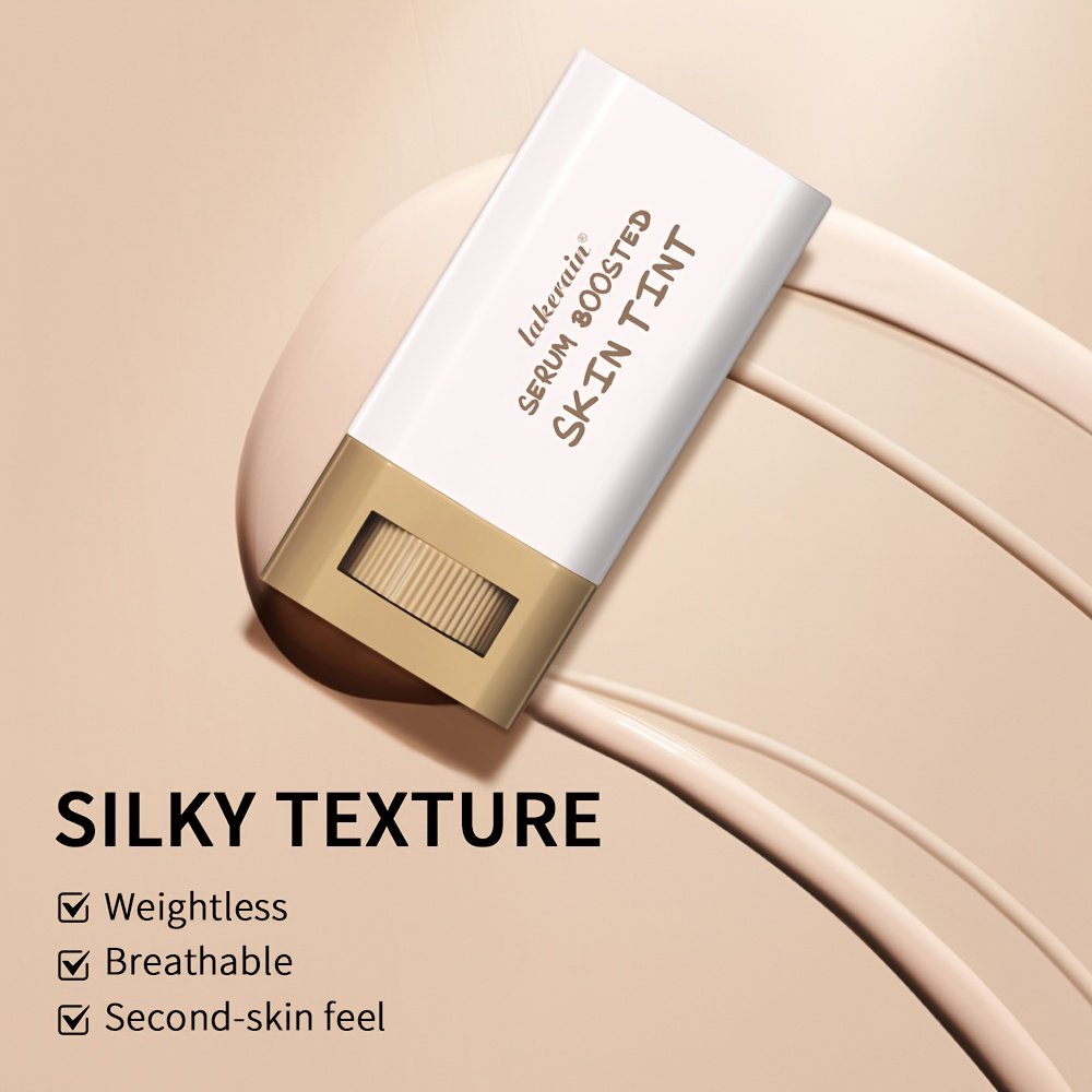 SERUM BOOSTED SKIN TINT + Soft Makeup Puff, Stick Foundation, Spring/summer Foundation Cosmetics, Smooth Light Nude Bronze Color, Concealing Foundation, Waterproof Long-lasting, Nourishing Ingredients Hyaluronic Acid Nicotinamide, for All Makeup - Image 52