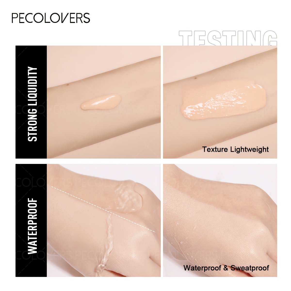 1pc Pro Flawless Liquid Foundation - Full Coverage, Waterproof, Long-Lasting Concealer- Suitable for Daily Use - Image 40