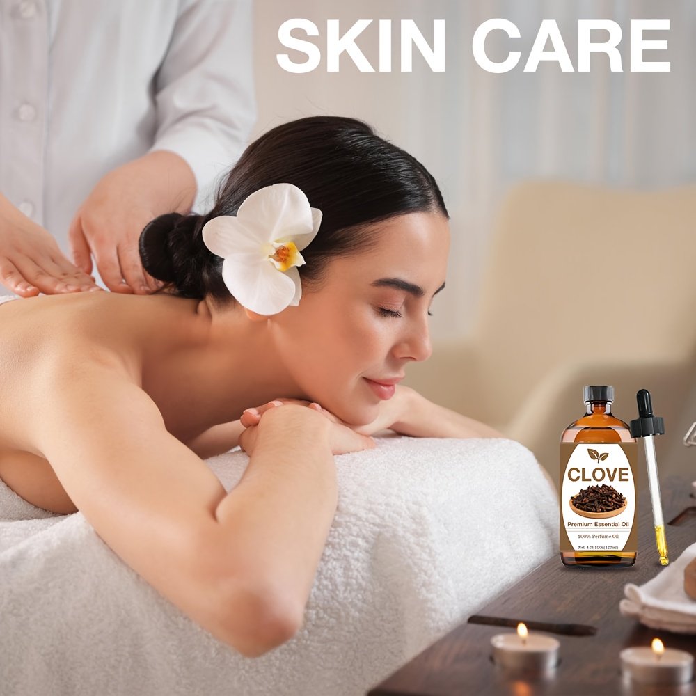 Clove Essential Oil for Hair, Nails And Skin, Refreshing Texture, Suitable for All Skin Tone Types, Massage, Bath, Face And Eyelashes Use for All Day Multi-Purpose Use, Yoga, Crafts, Meditation, Cleansing And Bathing - Holiday, Birthday Gift - Image 14