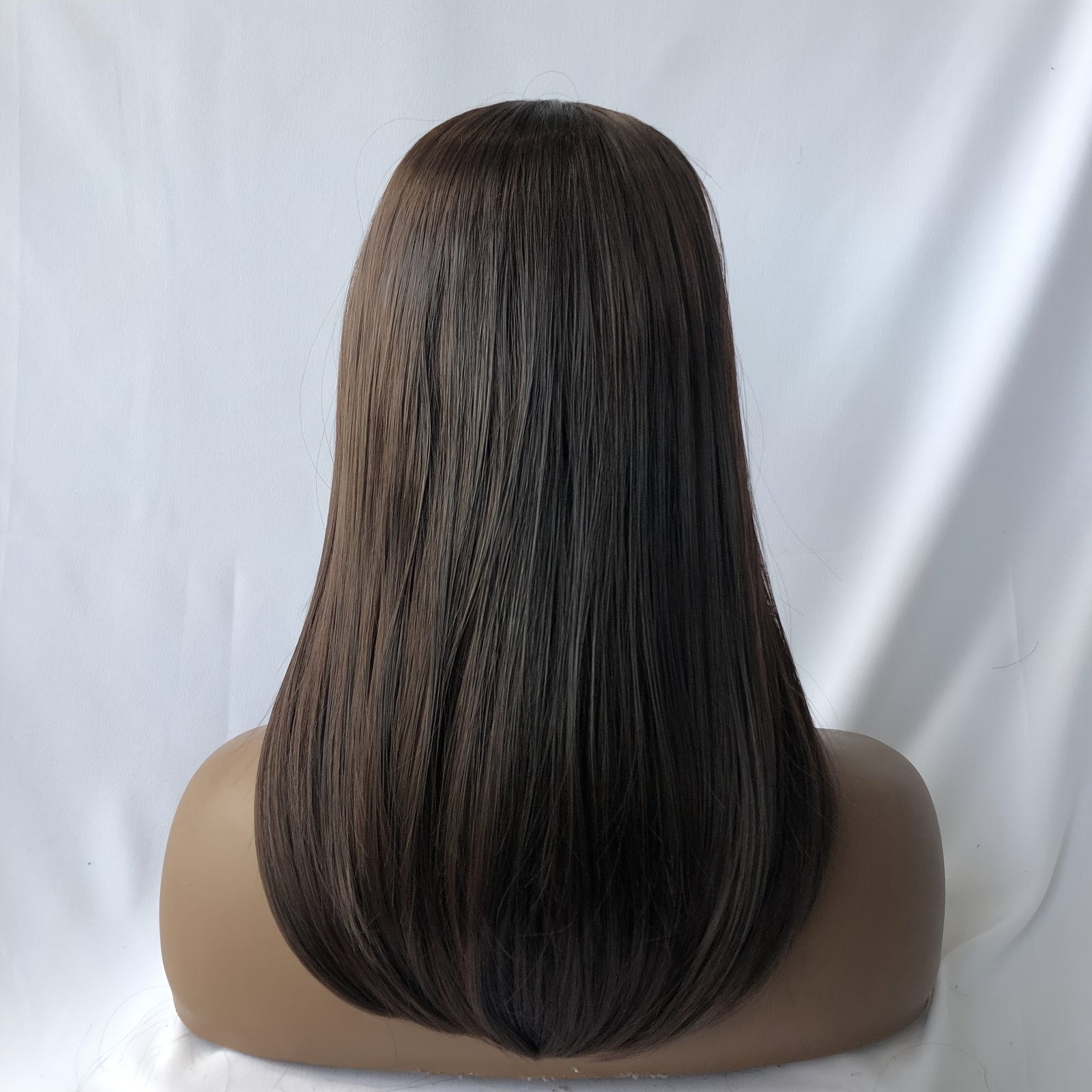 Short Bow-Shaped Wig for Women Made of High-Temperature Fiber, Featuring a Full Head of Medium-Length Korean-Style Hair. - Image 16