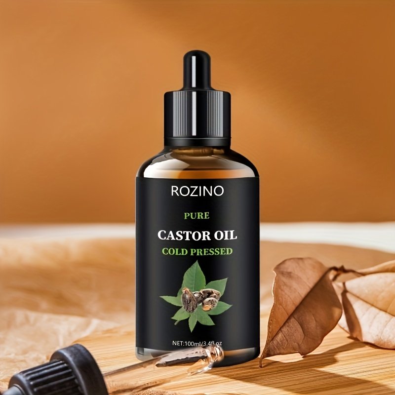 Castor Oil, for Hair Eyelashes And Eyebrows, Castor Oil Cold Pressed Unrefined, Hair for Dry Hair, Skin And Nails - Image 6