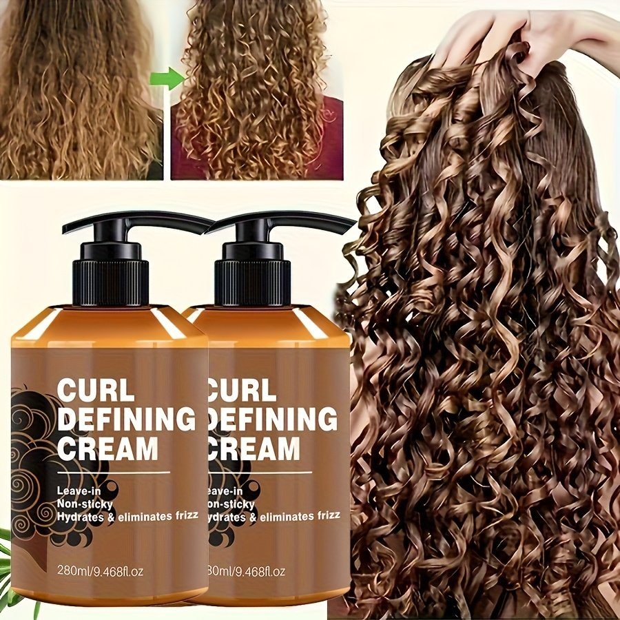1pc/2pcs/3pcs Curl Defining Cream, infused with Moroccan Argan Oil for long-lasting curl control, elastic curls, and lasting hold. Suitable for wavy and curly hair, ideal for both men and women - Image 10