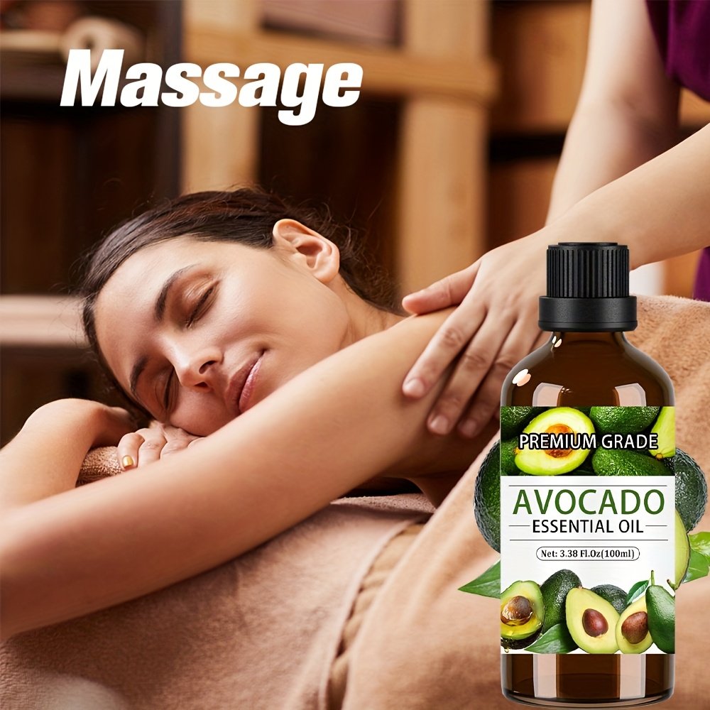 Avocado Essential Oil - Premium Grade, Fruit Extract - Moisturizing, Nourishing Skin - Used for Skin, Hair, Nail Care, Yoga, Shower, Meditation - Skin Care, Cleaning, Hair Care, Massage Essential Oil - Image 5