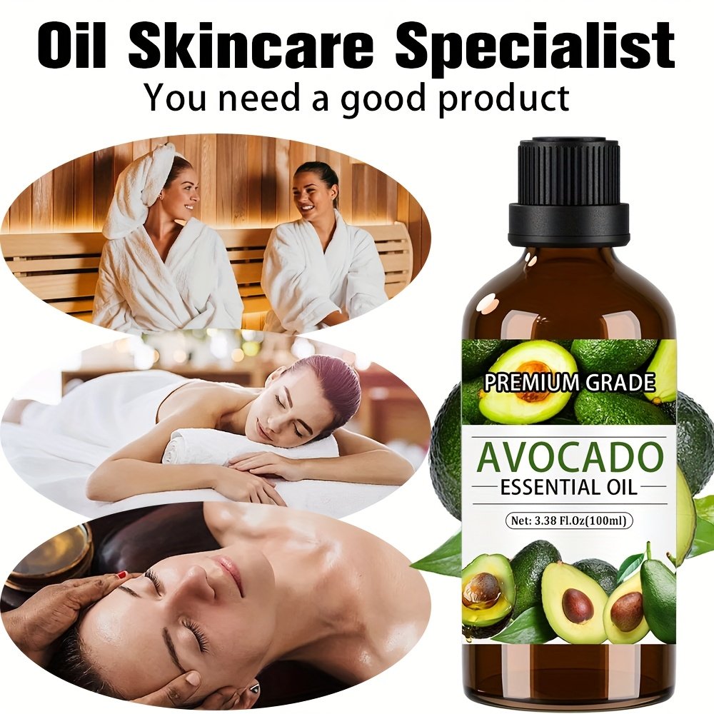 Avocado Essential Oil - Premium Grade, Fruit Extract - Moisturizing, Nourishing Skin - Used for Skin, Hair, Nail Care, Yoga, Shower, Meditation - Skin Care, Cleaning, Hair Care, Massage Essential Oil - Image 4