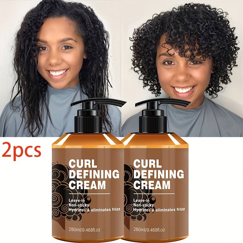 1pc/2pcs/3pcs Curl Defining Cream, infused with Moroccan Argan Oil for long-lasting curl control, elastic curls, and lasting hold. Suitable for wavy and curly hair, ideal for both men and women - Image 6