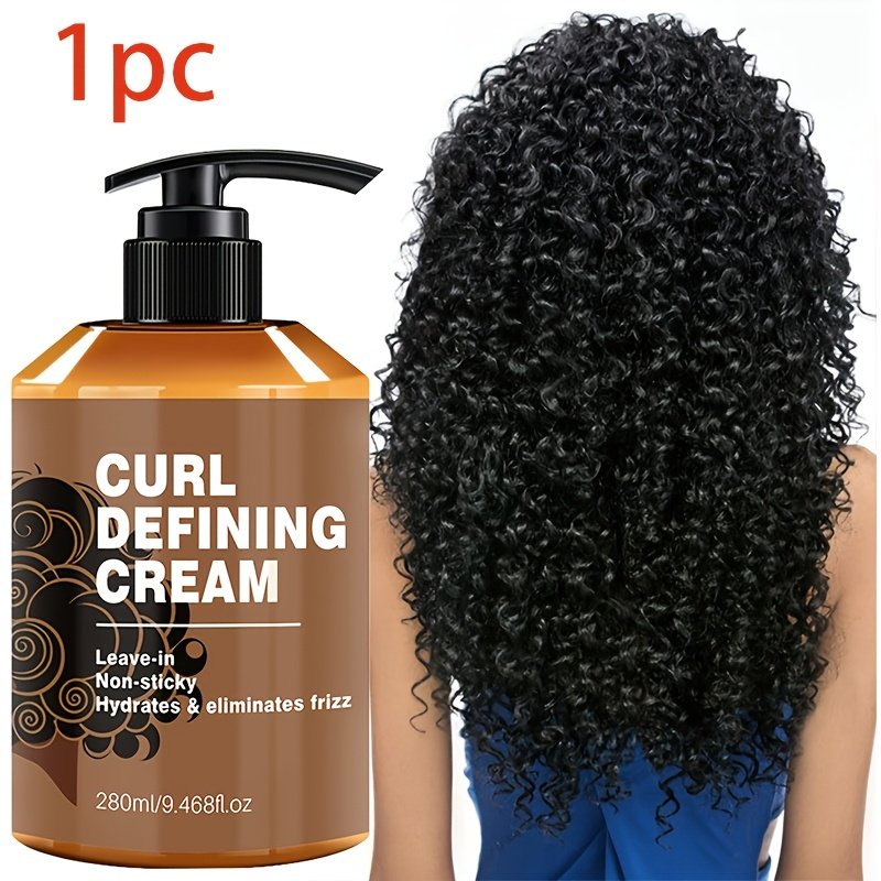 1pc/2pcs/3pcs Curl Defining Cream, infused with Moroccan Argan Oil for long-lasting curl control, elastic curls, and lasting hold. Suitable for wavy and curly hair, ideal for both men and women - Image 3