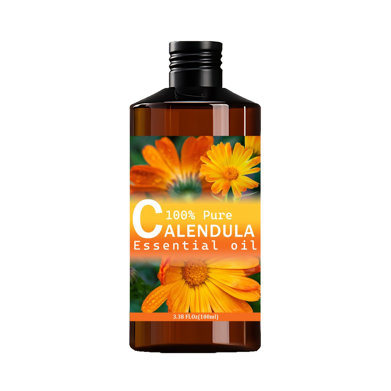 Calendula Essential Oil --100%, Premium Quality, Floral Aroma --Hydrating, Moisturizing, Nourishing Skin, Body Massage, Skin Massage --Used for Skin, Hair, Facial, Body Care --Suitable for Meditation, Bathing --100ml Body Massage Essential Oil - Image 7