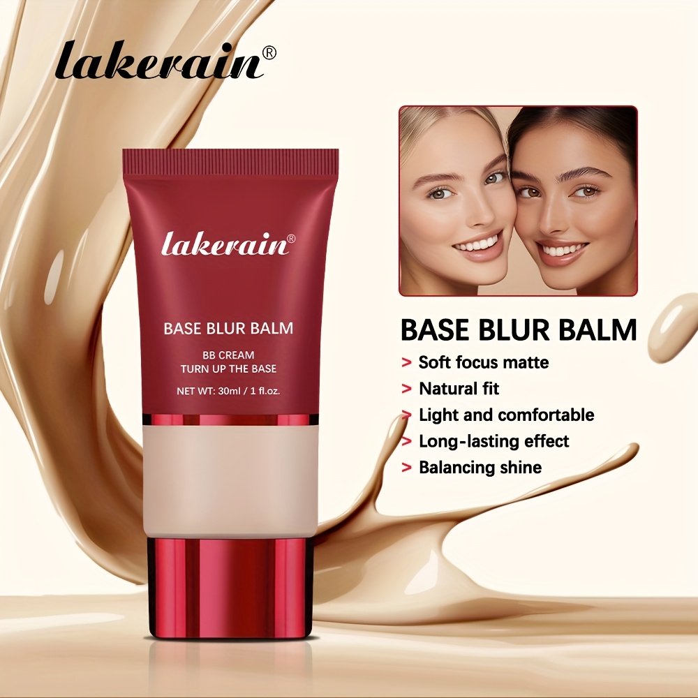 LAKEKRAIN Matte Finish Liquid Foundation - Soft Focus Effect, Lightweight Texture, Long-Lasting Wear, Smooths Skin & Enhances Natural Contours, Multi-Color Shades for All Skin Tones - Image 4
