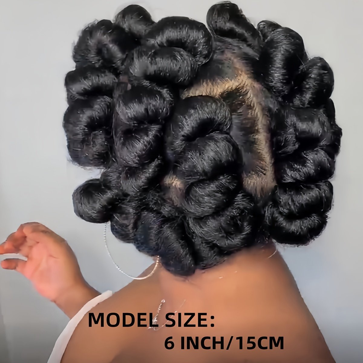 Elegant Full Lace Braid Wig for Women - 200% Density, Double-Layered, Short Style with Large Partition - Perfect for Daily Wear - Image 28