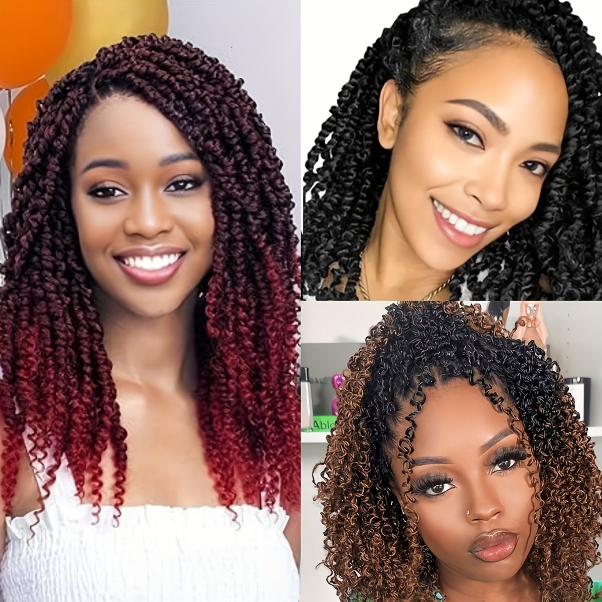 35.56 cm – 9*6 Lace Front Braided Wig, Goddess | Basic Style, Crochet Hair with Curly Ends for Women, Curly Wave | Suitable for All skins/occasions | Comfortable & Breathable | 180% Density