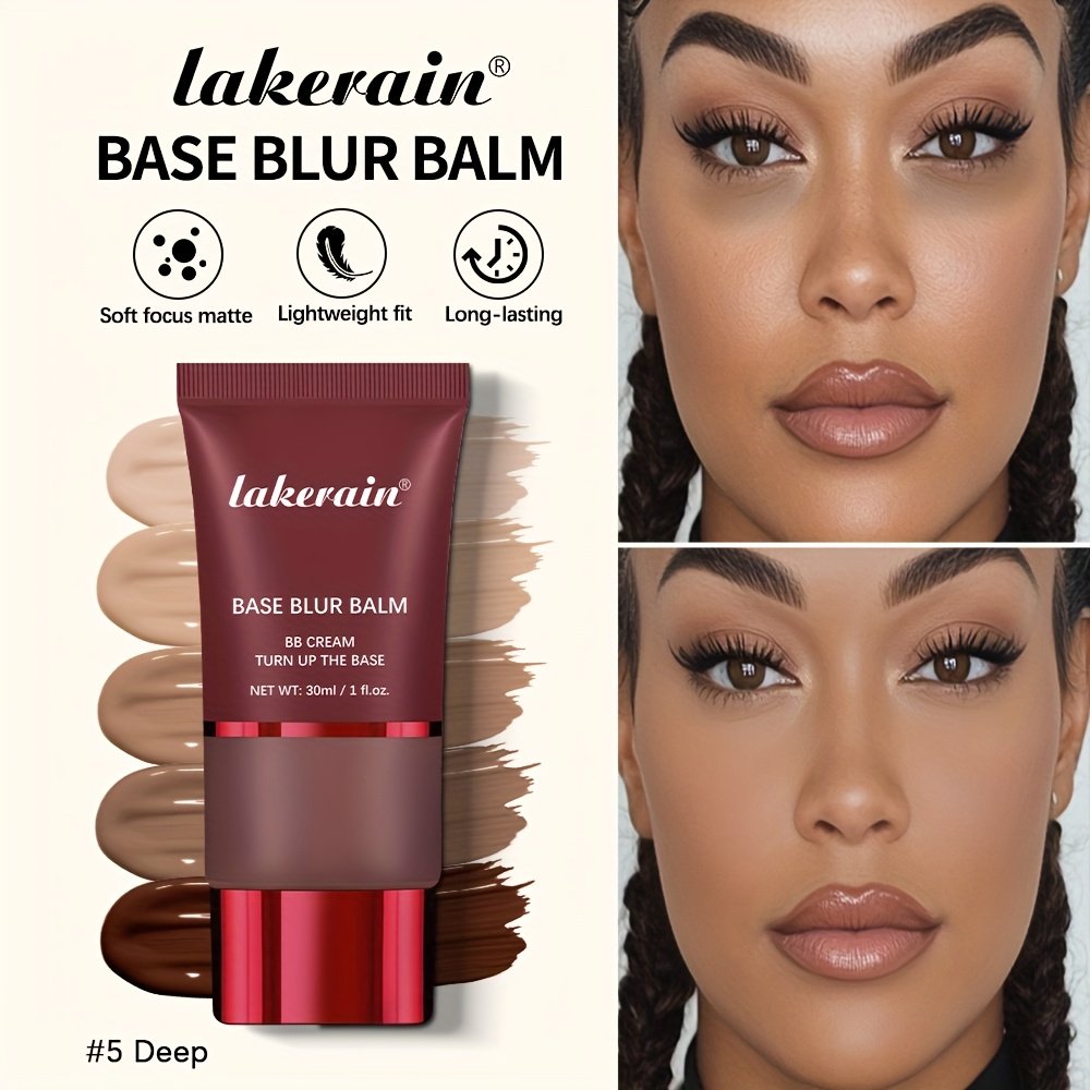 LAKEKRAIN Matte Finish Liquid Foundation - Soft Focus Effect, Lightweight Texture, Long-Lasting Wear, Smooths Skin & Enhances Natural Contours, Multi-Color Shades for All Skin Tones - Image 15