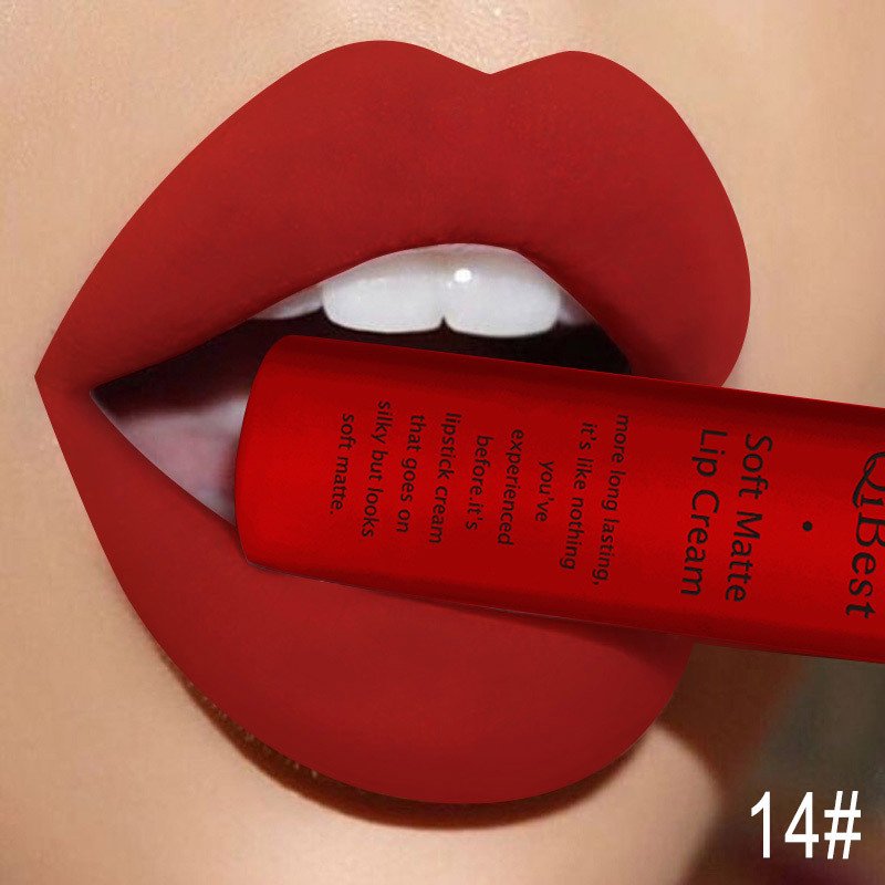 Waterproof Matte Nude Liquid Lipstick Dark Red Black Long Lasting Liquid Lipstick Women Makeup Lipgloss Lip Tint - Image 124