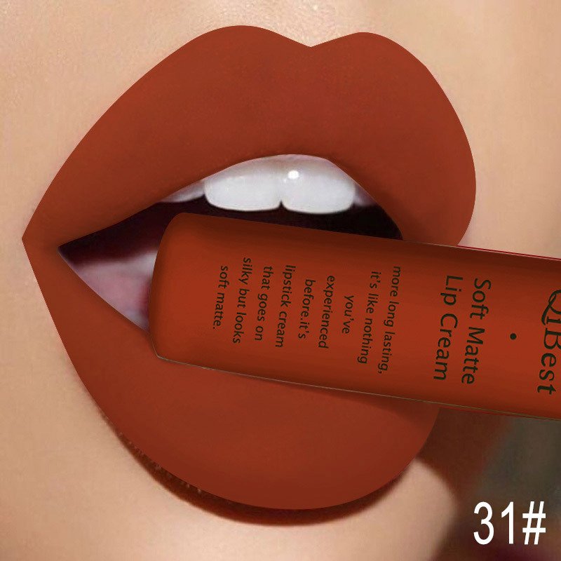 Waterproof Matte Nude Liquid Lipstick Dark Red Black Long Lasting Liquid Lipstick Women Makeup Lipgloss Lip Tint - Image 119