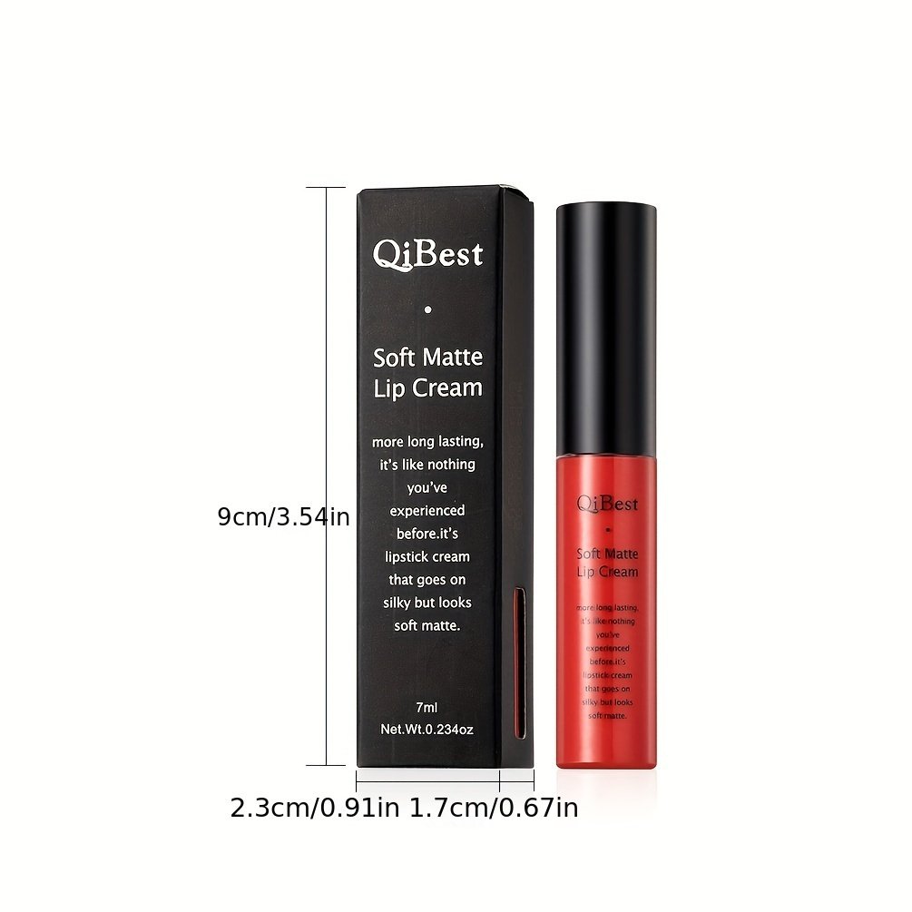 Waterproof Matte Nude Liquid Lipstick Dark Red Black Long Lasting Liquid Lipstick Women Makeup Lipgloss Lip Tint - Image 21