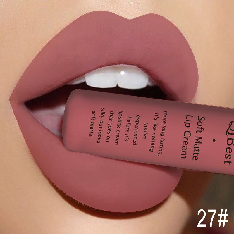 Waterproof Matte Nude Liquid Lipstick Dark Red Black Long Lasting Liquid Lipstick Women Makeup Lipgloss Lip Tint - Image 84