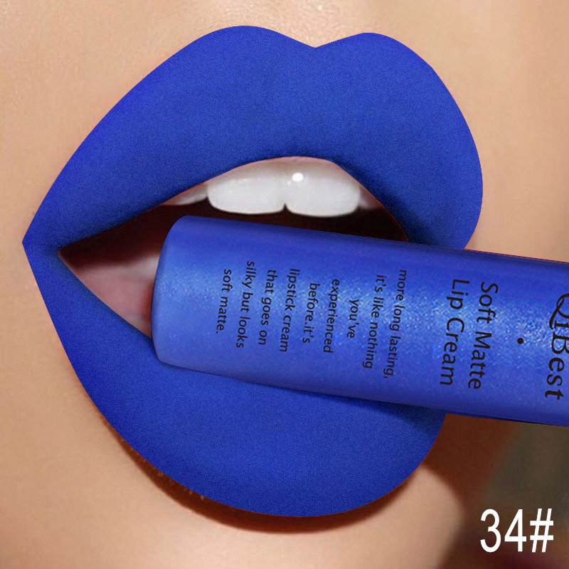 Waterproof Matte Nude Liquid Lipstick Dark Red Black Long Lasting Liquid Lipstick Women Makeup Lipgloss Lip Tint - Image 69