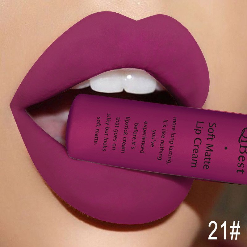 Waterproof Matte Nude Liquid Lipstick Dark Red Black Long Lasting Liquid Lipstick Women Makeup Lipgloss Lip Tint - Image 106