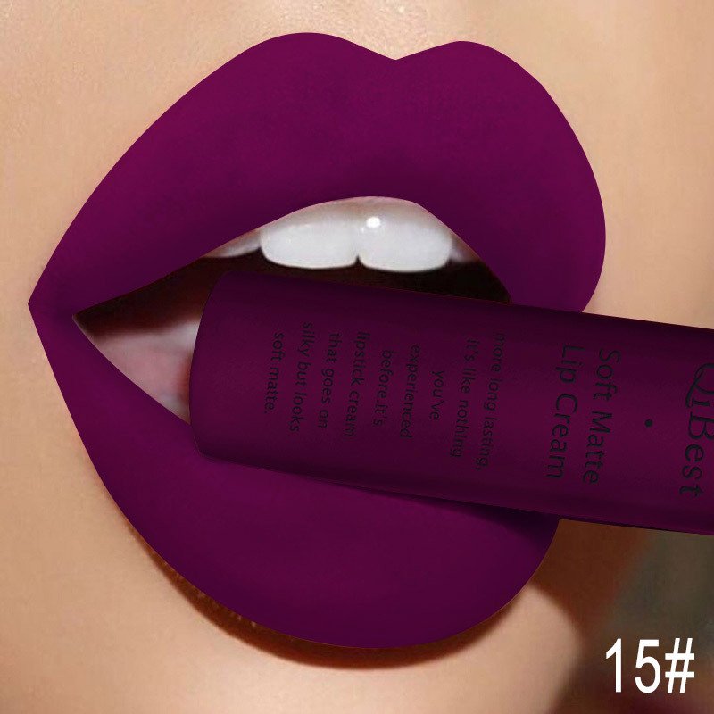 Waterproof Matte Nude Liquid Lipstick Dark Red Black Long Lasting Liquid Lipstick Women Makeup Lipgloss Lip Tint - Image 62
