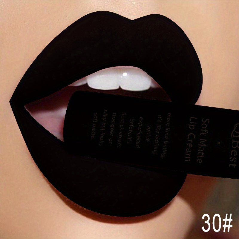 Waterproof Matte Nude Liquid Lipstick Dark Red Black Long Lasting Liquid Lipstick Women Makeup Lipgloss Lip Tint - Image 76