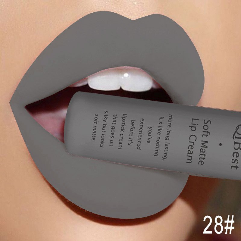 Waterproof Matte Nude Liquid Lipstick Dark Red Black Long Lasting Liquid Lipstick Women Makeup Lipgloss Lip Tint - Image 79