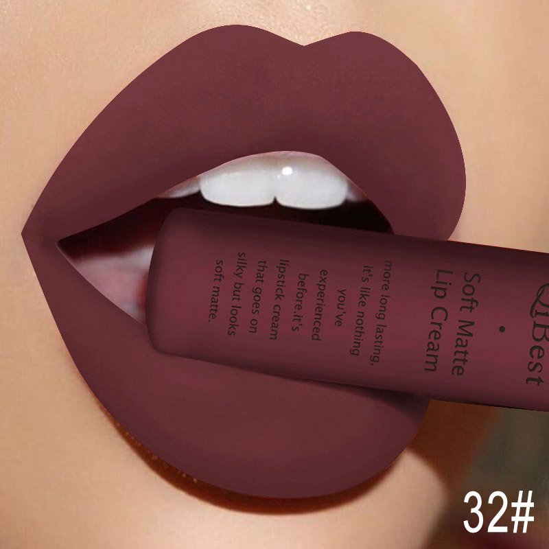 Waterproof Matte Nude Liquid Lipstick Dark Red Black Long Lasting Liquid Lipstick Women Makeup Lipgloss Lip Tint - Image 72