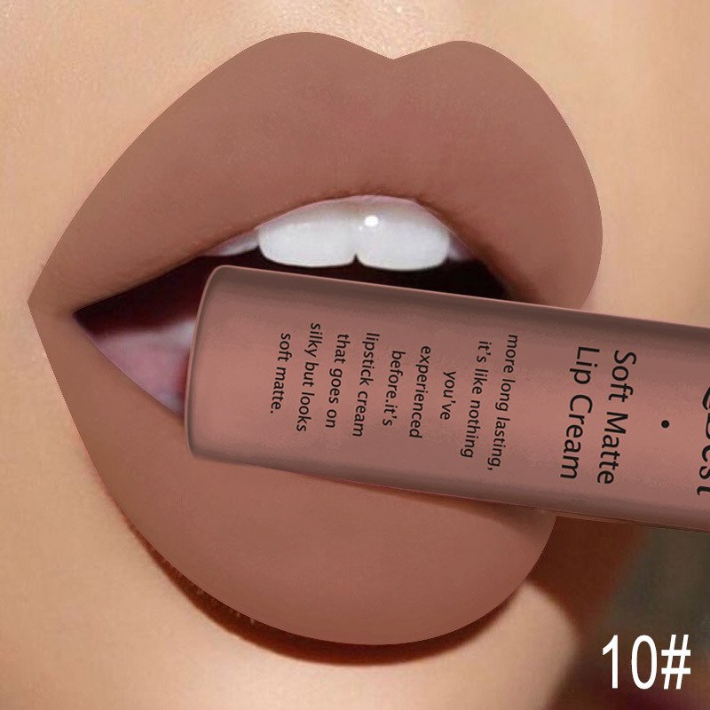 Waterproof Matte Nude Liquid Lipstick Dark Red Black Long Lasting Liquid Lipstick Women Makeup Lipgloss Lip Tint - Image 59